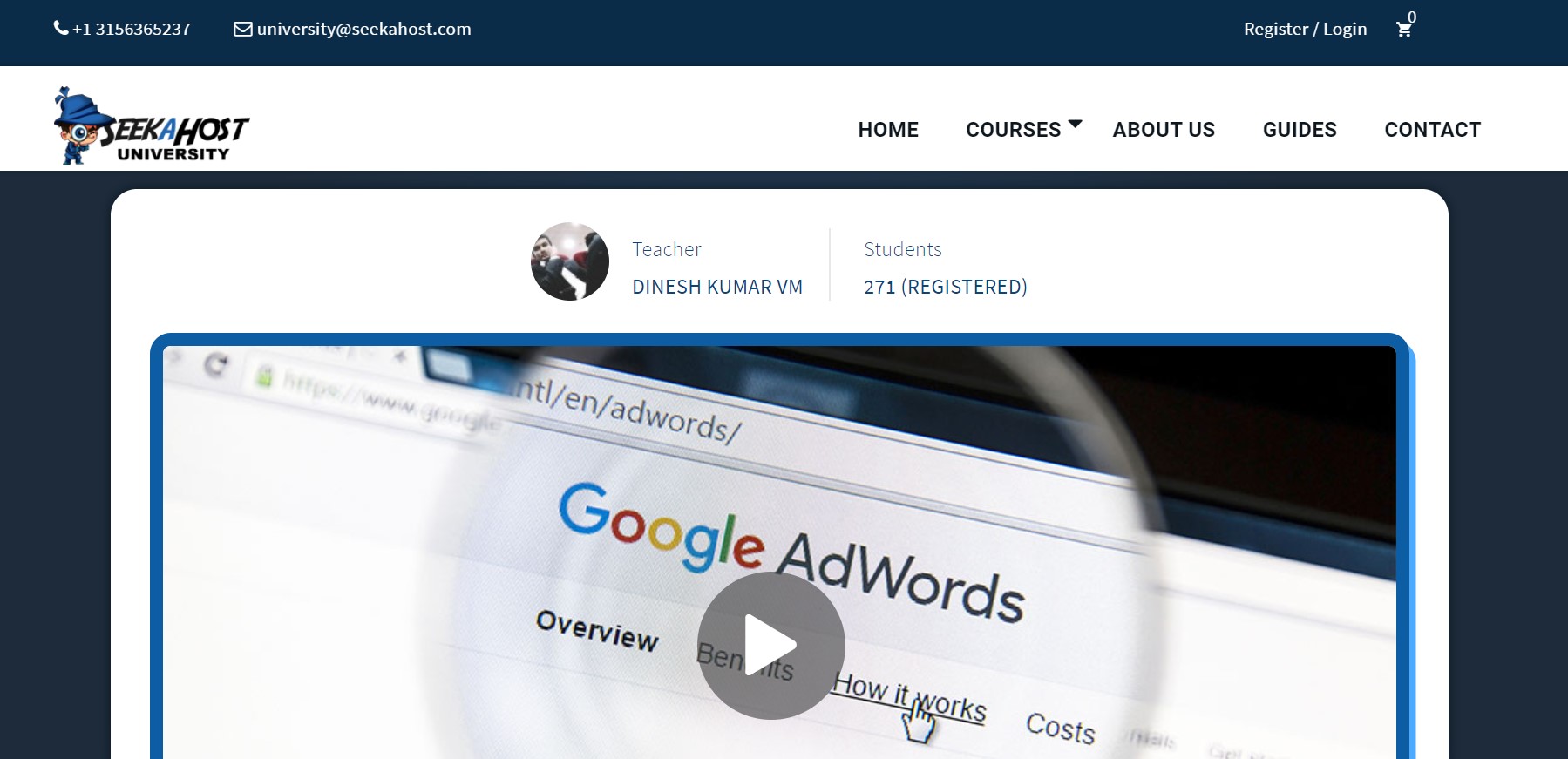Google Ads Course