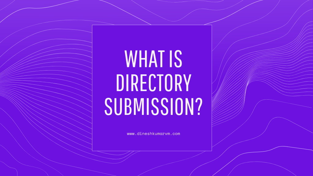 what is directory submission
