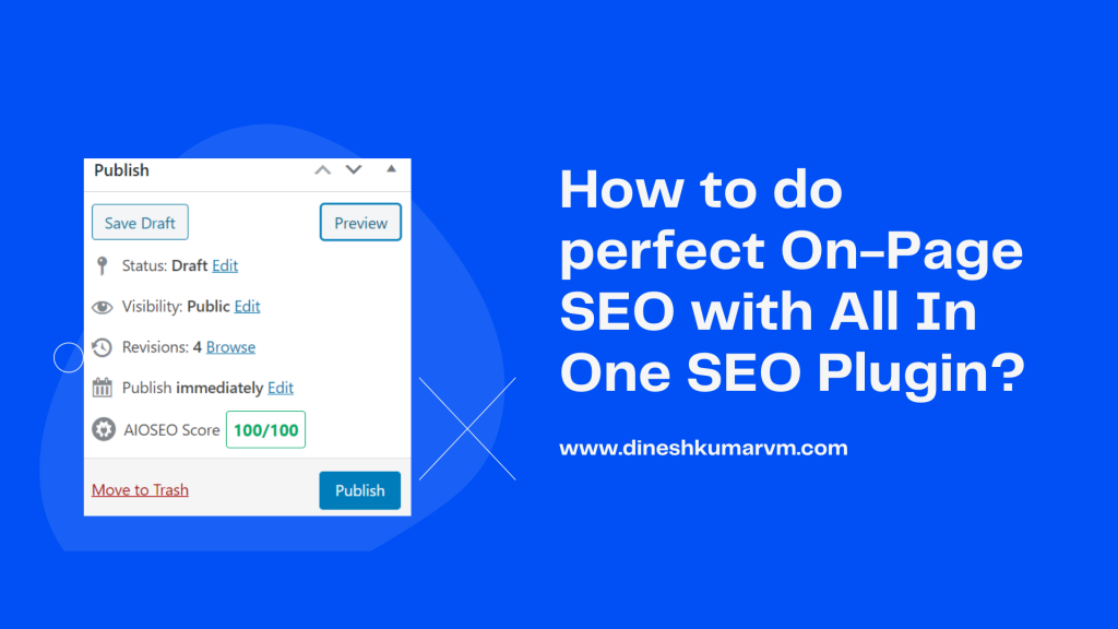 how to do on page seo